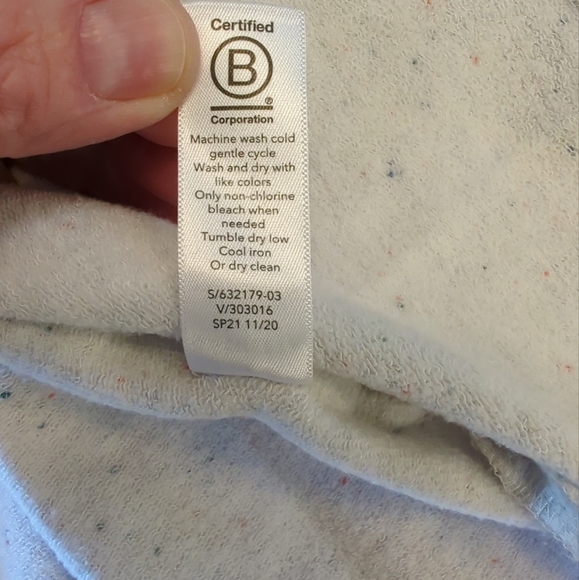 Women's Athleta Balance Crew Neck Pullover Sweatshirt Grey/Multi Size Small EUC - Picture 10 of 10